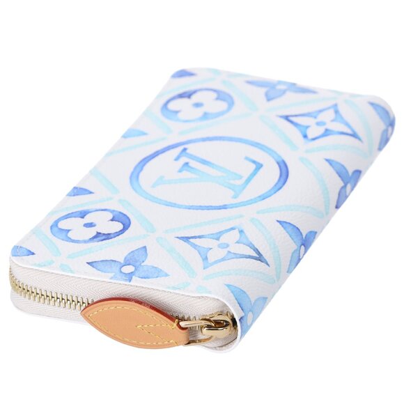 Louis Vuitton Zippy Wallet By the Pool M83624 Lagoon Monogram Canvas - Picture 3 of 6